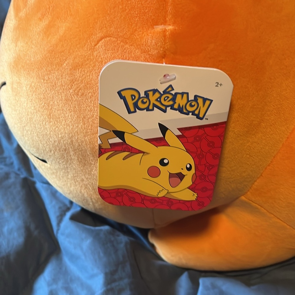 Charmander Pokémon 18 inch Sleeping Plushie - Picture 5 of 6